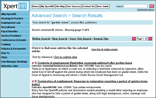 Assisted search results