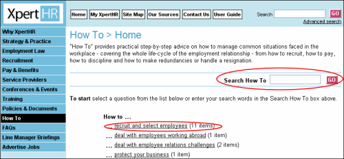 How to home page
